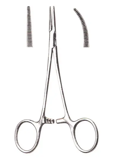 HALSTED-MOSQUITO Straight, Curved, 5”