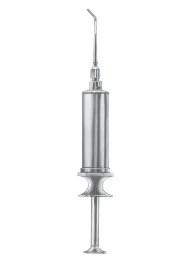 Metal Water Syringe self-filling, with1  cannula (Lure-Lock)
